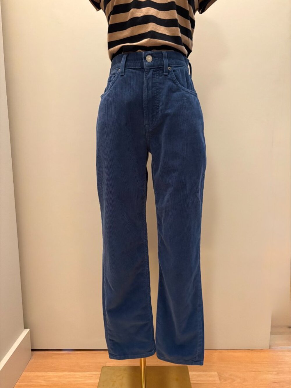 Everlane Baby Cord Cheeky Pants in Blue